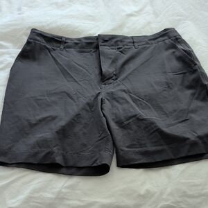 Faherty Charcoal Flat Front Shorts